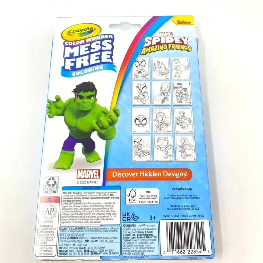 Crayola Color Wonder Mini Box Set Mess Free Coloring Book & Markers Activity